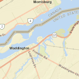 Waddington New York Street Map
