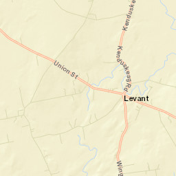 Levant Street Map