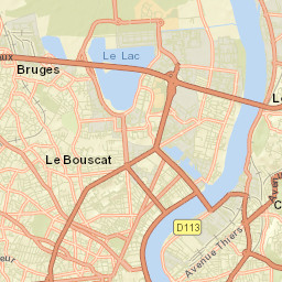 Bordeaux Street Map