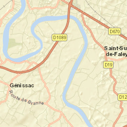 Saint-Sulpice-de-Faleyrens Street Map
