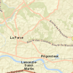 La Force Street Map