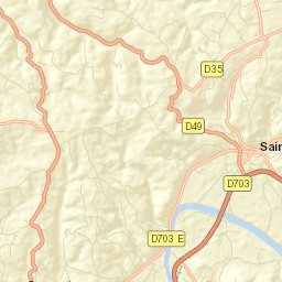 Saint-Cyprien Street Map