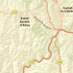 Sarlat-la-Canéda Street Map