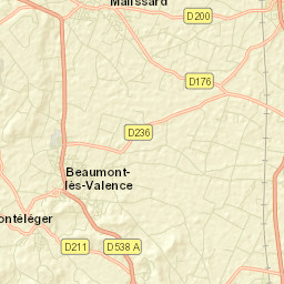 Montéléger Street Map