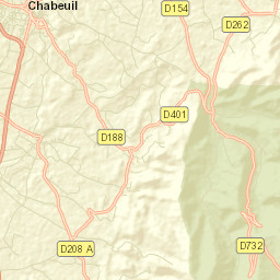 Chabeuil Street Map