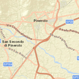 Pinerolo Street Map