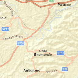 Antignano Street Map