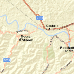 Castello di Annone Street Map