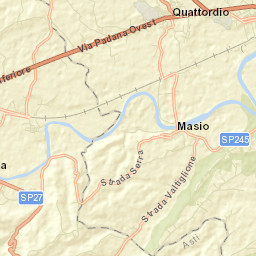 Cerro Tanaro Street Map