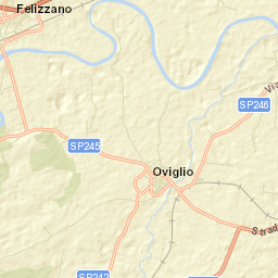Oviglio Street Map