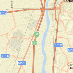 Carbonara Scrivia Street Map