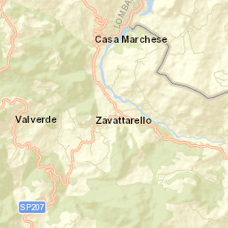 Zavattarello Street Map