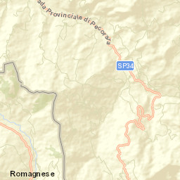 Romagnese Street Map