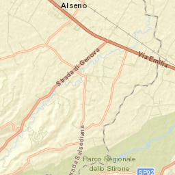 Alseno Street Map