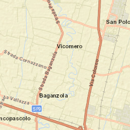 Baganzola Street Map