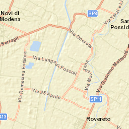San Possidonio Street Map