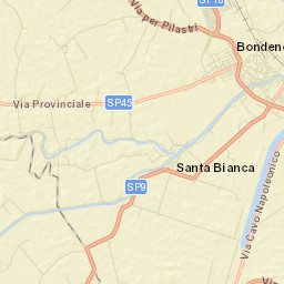 Bondeno Street Map