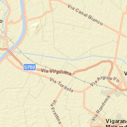 Vigarano Pieve Street Map