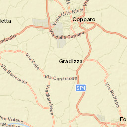 Copparo Street Map