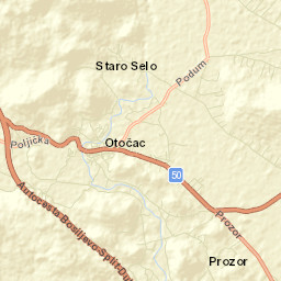 Otočac Street Map
