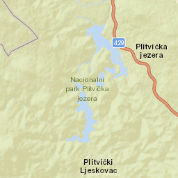 Plitvička Jezera Street Map