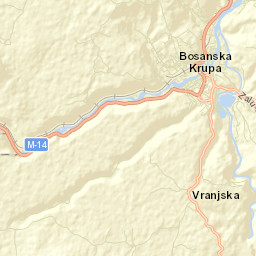 Bosanska Krupa Street Map