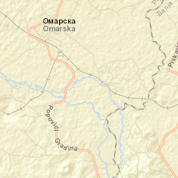 Omarska Street Map