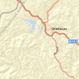 Gradačac Street Map