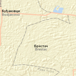 Buđanovci Street Map