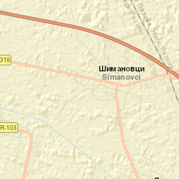 Šimanovci Street Map