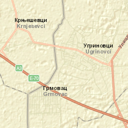 Ugrinovci Street Map
