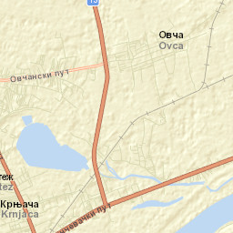 Ovča Street Map