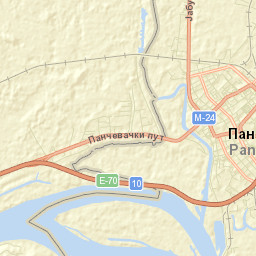 Pančevo Street Map
