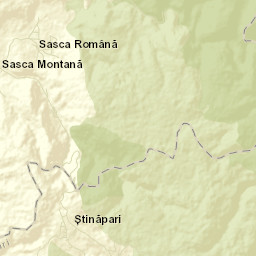 Sasca Montană Street Map