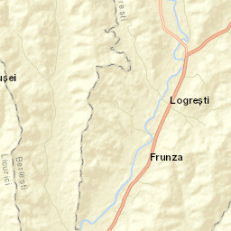 Comuna Logreşti-Moşteni Street Map