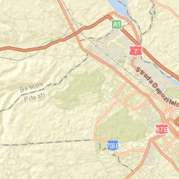 Comuna Başcov Street Map