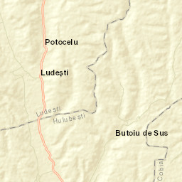 Comuna Hulubeşti Street Map