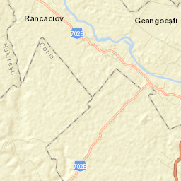 Comuna Dragomireşti Street Map