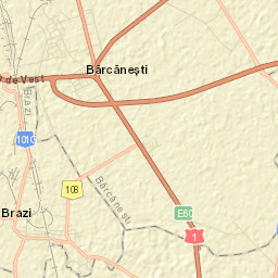 Comuna Bărcăneşti Street Map