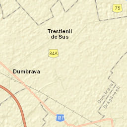 Comuna Râfov Street Map