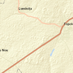 Comuna Topolog Street Map