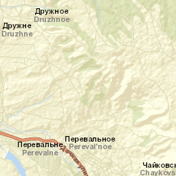 Pereval'noye Street Map