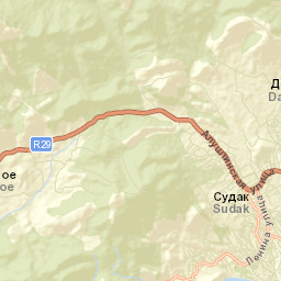Sudak Street Map
