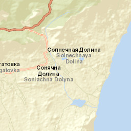 Solnechnaya Dolina Street Map