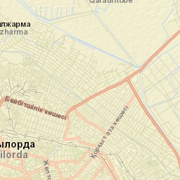 Kyzylorda Street Map