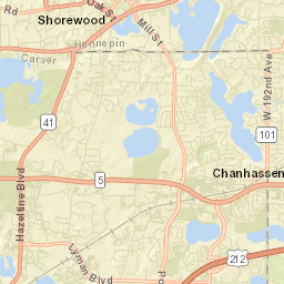 Shorewood Street Map