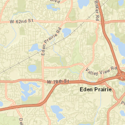 Eden Prairie Street Map