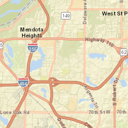 Mendota Heights Street Map