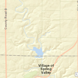 Spring Valley Street Map