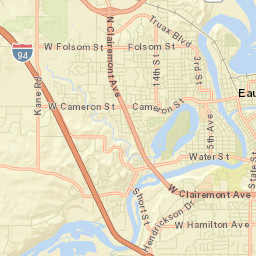 226-398 Riverfront Terrace, Eau Claire, WI Street Map